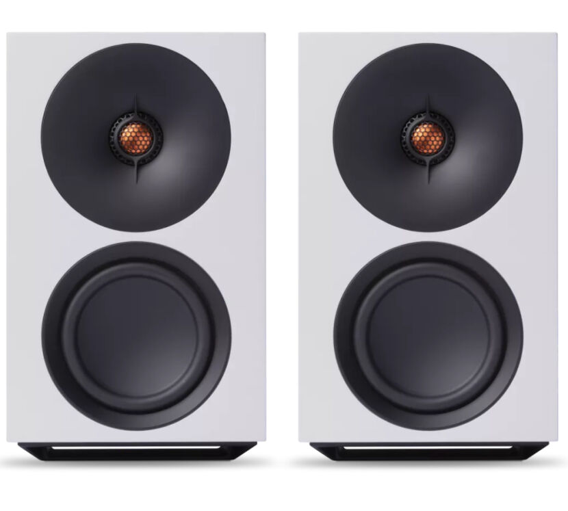 Cambridge Audio L/R S (biały). Aktywne kolumny podstawkowe.