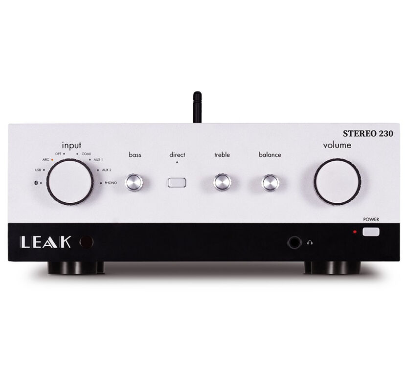 Leak Stereo 230 (srebrny). Zintegrowany wzmacniacz stereo.