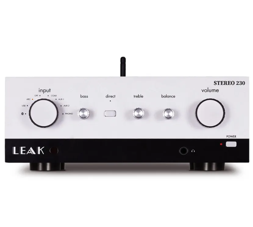 Leak Stereo 230 (srebrny). Zintegrowany wzmacniacz stereo.