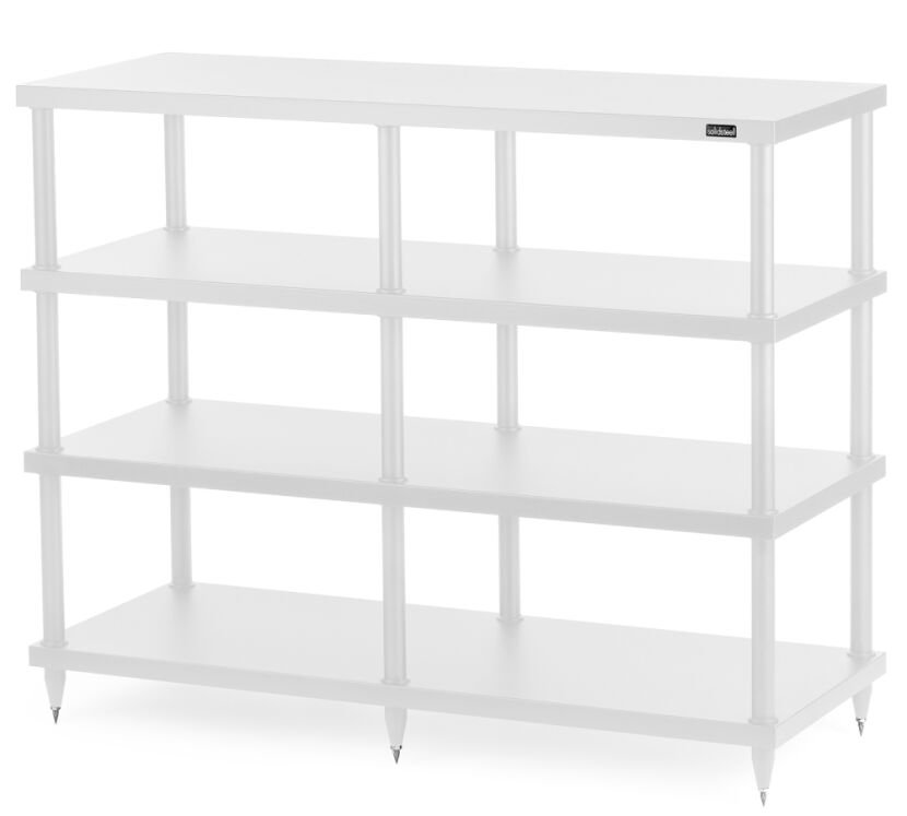 Solidsteel S4-4 (biały). Stolik audio.