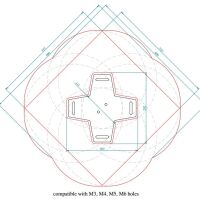 Euromet Arakno (biały). Uchwyt sufitowy do projektora. - 4