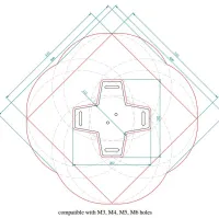 Euromet Arakno (biały). Uchwyt sufitowy do projektora. - 4