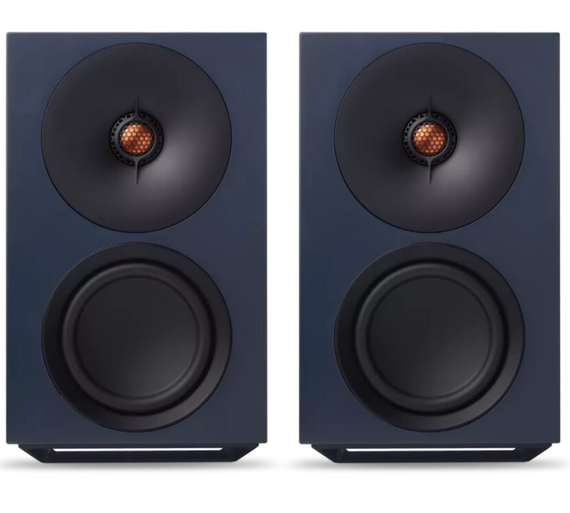 Cambridge Audio L/R M (niebieski). Aktywne kolumny podstawkowe.