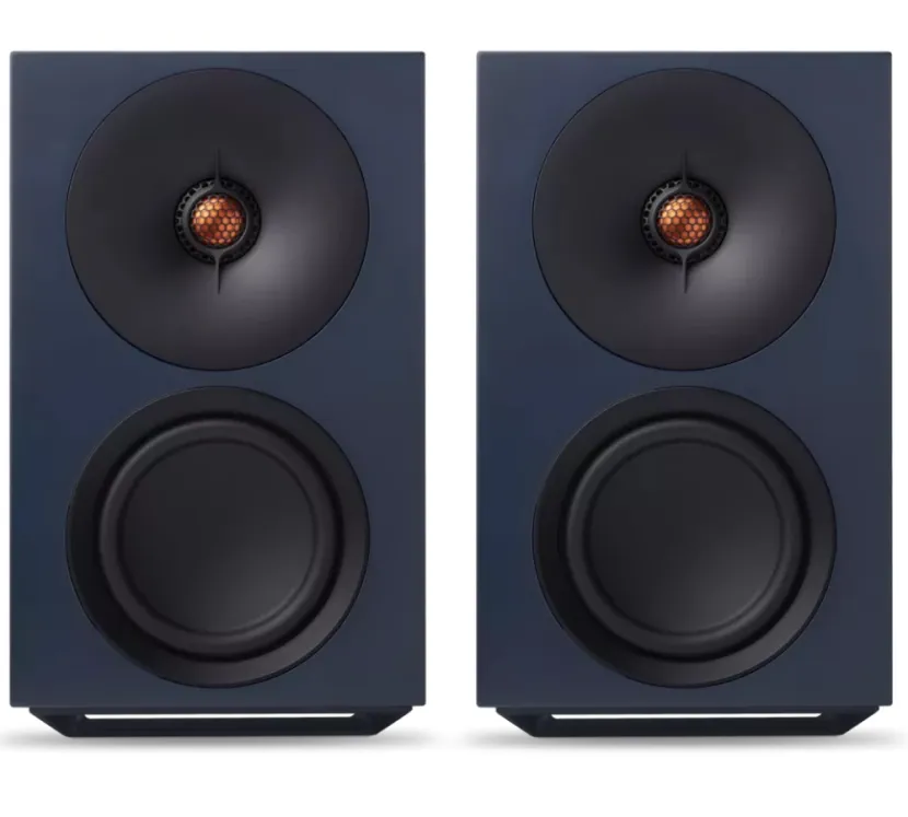 Cambridge Audio L/R M (niebieski). Aktywne kolumny podstawkowe.