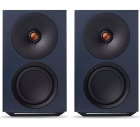 Cambridge Audio L/R M (niebieski). Aktywne kolumny podstawkowe.