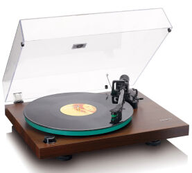 Lenco LBT-225WA (orzech). Gramofon manualny.