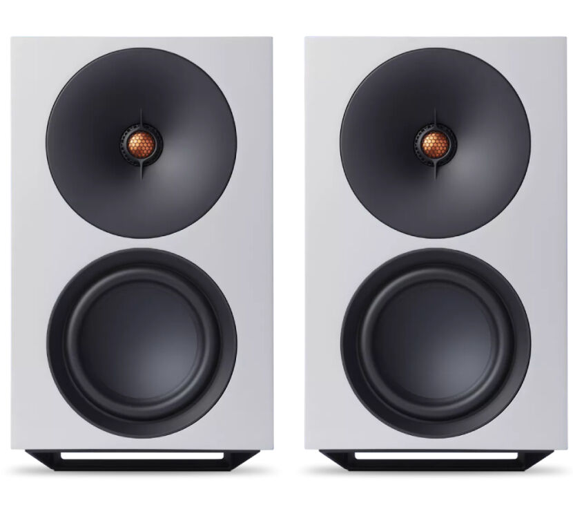 Cambridge Audio L/R X (biały). Aktywne kolumny podstawkowe.
