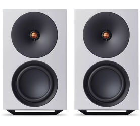 Cambridge Audio L/R X (biały). Aktywne kolumny podstawkowe.