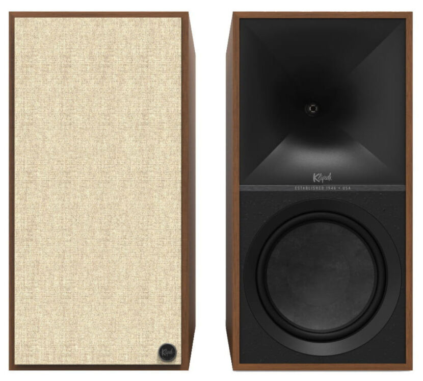 Klipsch The Nines (orzech). Aktywne kolumny podstawkowe.