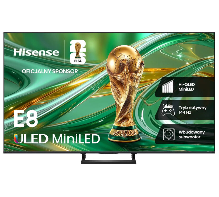 Hisense 4K 85E8S. Telewizor ULED 85