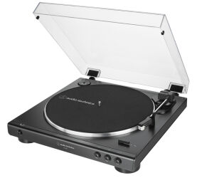 Audio-Technica AT-LP60X (czarny). Gramofon automatyczny.