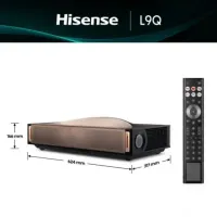 Hisense 4K Smart Laser TV 120L9QD. Projektor z ekranem ramowym. - 2