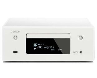 Denon RCDN-10 (biały). Sieciowy amplituner stereo.