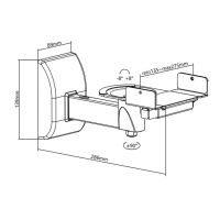 Norstone BOOKSHELVES WALL MOUNT (biały). Uchwyt głośnikowy. - 5