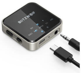 Blitzwolf BW-BL3. Nadajnik/odbiornik audio Bluetooth.