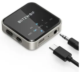 Blitzwolf BW-BL3. Nadajnik/odbiornik audio Bluetooth.