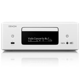Denon RCD-N12 (biały). Zintegrowany system stereo.