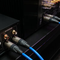 Melodika SB2X100 Sky Blue. Interkonekt audio XLR (2x10m). - 2