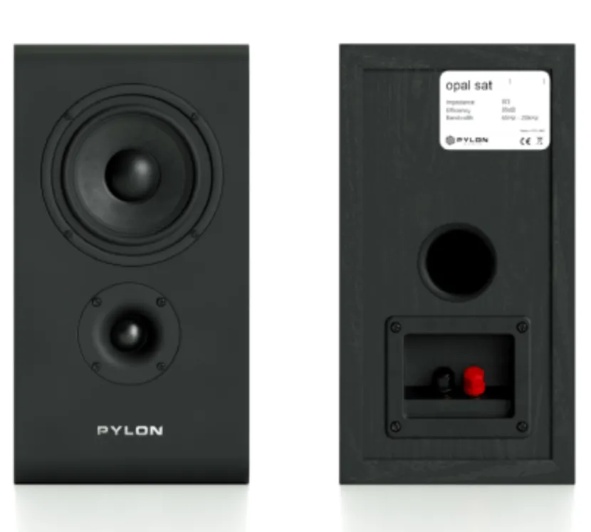 Pylon Audio Opal Sat (czarny). Kolumny podstawkowe.