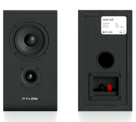 Pylon Audio Opal Sat (czarny). Kolumny podstawkowe.