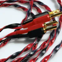 Wireworld Helicon 16x OFC (HES). Przewód głośnikowy z wtykami typu banan (2x2m). - 2