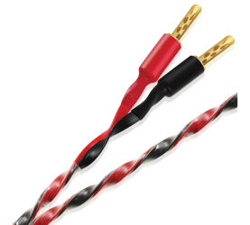 Wireworld Helicon 16x OFC (HES). Przewód głośnikowy z wtykami typu banan (2x2m).
