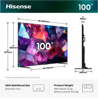 Hisense 4K 100E7S PRO. Telewizor QLED 100