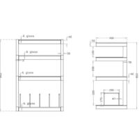 NorStone Esse HiFi Vinyl (biały). Stolik audio. - 5