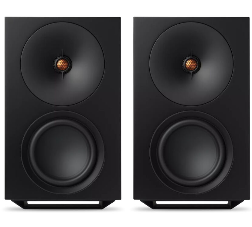Cambridge Audio L/R X (czarny). Aktywne kolumny podstawkowe.