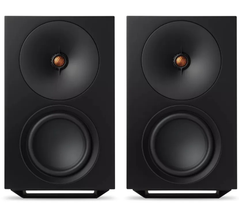Cambridge Audio L/R X (czarny). Aktywne kolumny podstawkowe.