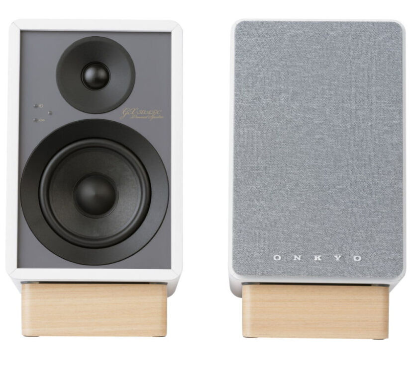 Onkyo Creator GX 30 DB (białe). Aktywne kolumny podstawkowe.