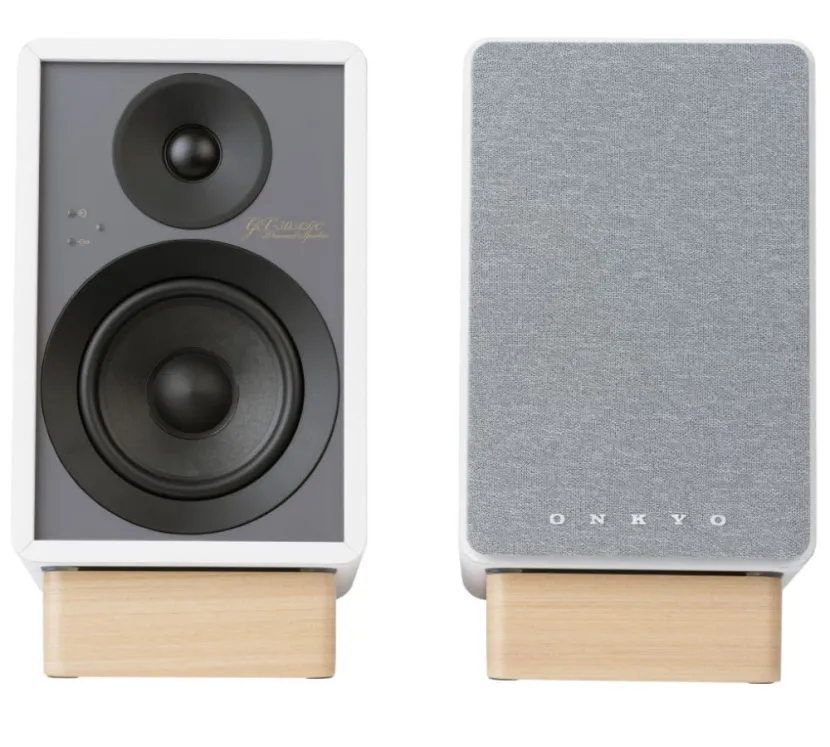 Onkyo Creator GX 30 DB (białe). Aktywne kolumny podstawkowe.