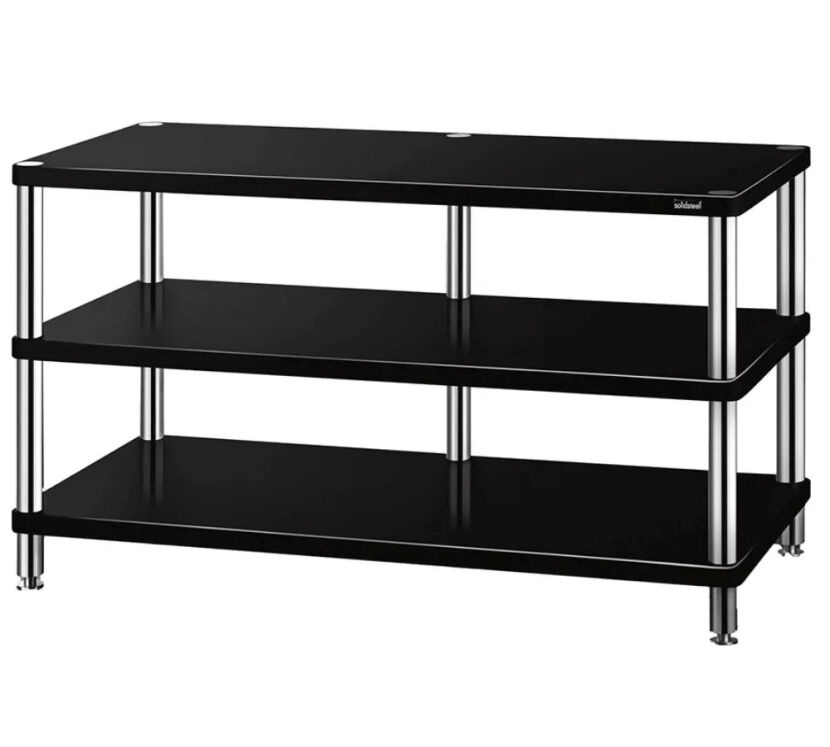 Solidsteel HW-3 (czarny połysk). Stolik audio.