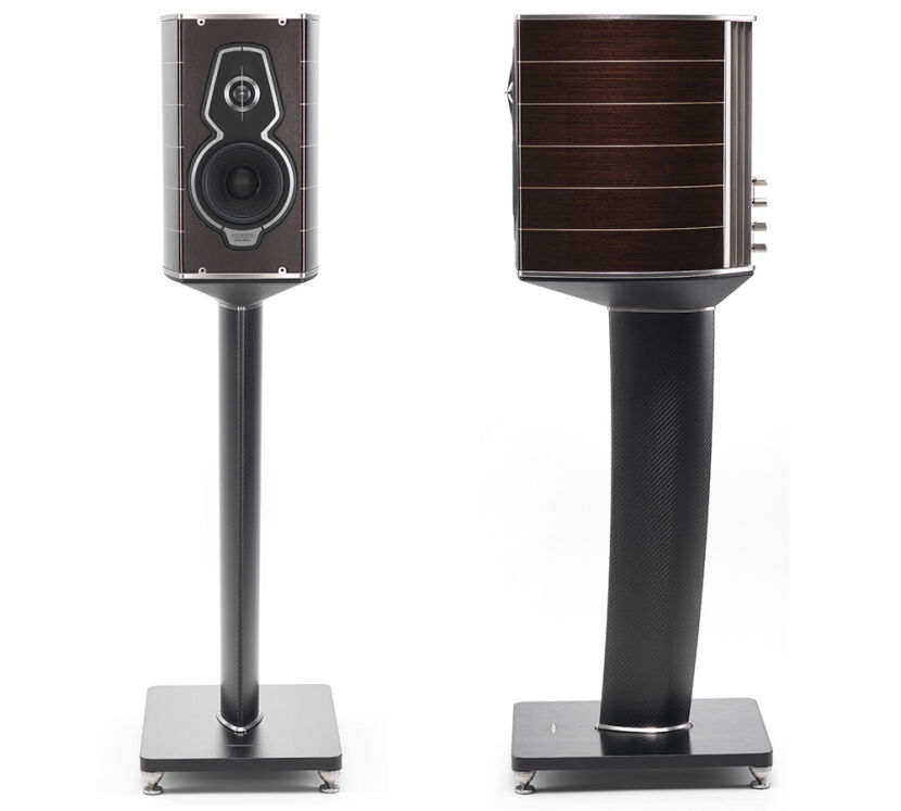 Sonus faber Guarneri Tradiotion (wenge). Kolumny podstawkowe.
