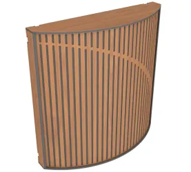 Vicoustic Cinema Round Ultra Fuser (locarno cherry). Panel akustyczny (kpl. 2 sztuk).