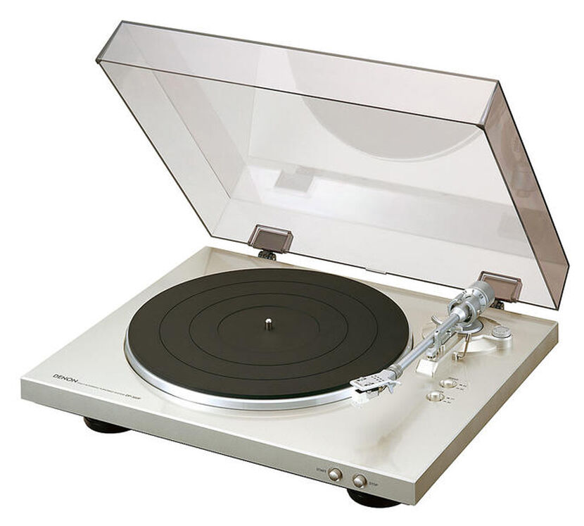 Denon DP-300F (srebrny). Gramofon automatyczny.