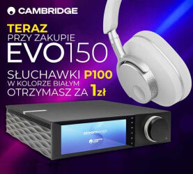 Cambridge Audio Evo 150 + słuchawki GRATIS. Wzmacniacz stereo z funkcjami sieciowymi.
