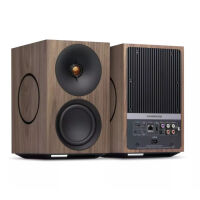 Cambridge Audio L/R M (orzech). Aktywne kolumny podstawkowe. - 2