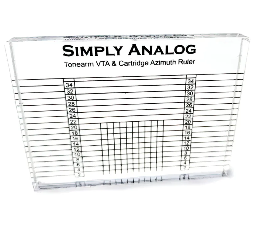 Simply Analog VTA & Azimuth Ruler. Przyrząd do ustawienia VTA i Azymutu.