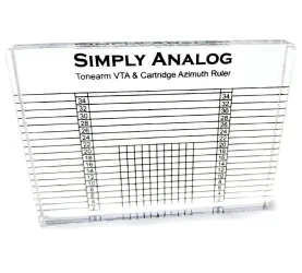 Simply Analog VTA & Azimuth Ruler. Przyrząd do ustawienia VTA i Azymutu.