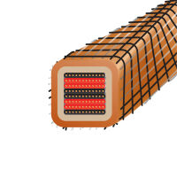 Wireworld Eclipse 10 (ECS). Przewód głośnikowy z wtykami typu banan (2x2.5m). - 2