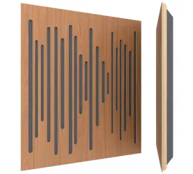 Vicoustic Wavewood Ultra Lite (locarno cherry). Panel akustyczny (kpl. 8 sztuk).