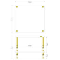 Solidsteel HP-2 (czarny). Stolik audio. - 2