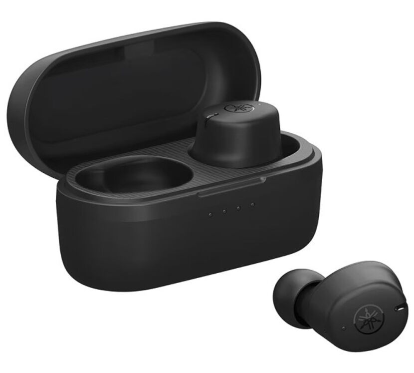 Yamaha TW-E3C (czarny). Bezprzewodowe słuchawki douszne.