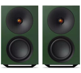 Cambridge Audio L/R X (zielony). Aktywne kolumny podstawkowe.