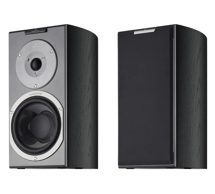 Audiovector R1 Signature (czarny). Kolumny podstawkowe.