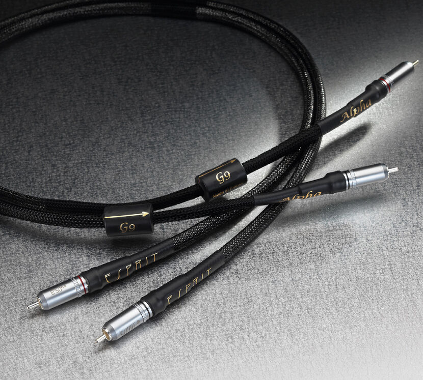 Esprit Alpha. Interkonekt audio 2xRCA (1,2m).