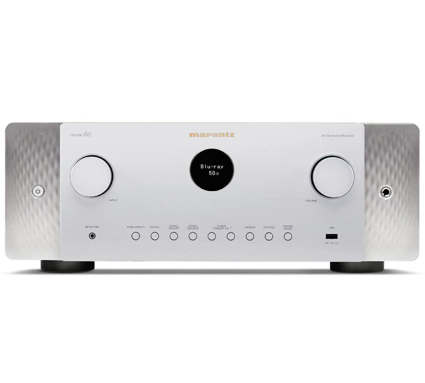 Marantz CINEMA 60 (srebrny). Amplituner kina domowego.