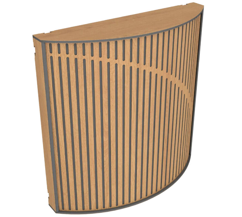 Vicoustic Cinema Round Ultra Fuser (natural oak). Panel akustyczny (kpl. 2 sztuk).