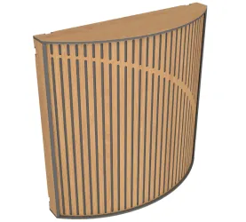 Vicoustic Cinema Round Ultra Fuser (natural oak). Panel akustyczny (kpl. 2 sztuk).